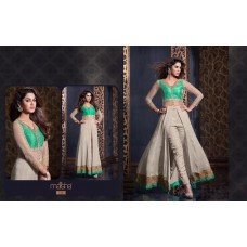 2304 SILVER AND GREEN HARMAN BY MAISHA PARTY WEAR SHALWAR KAMEEZ SUIT